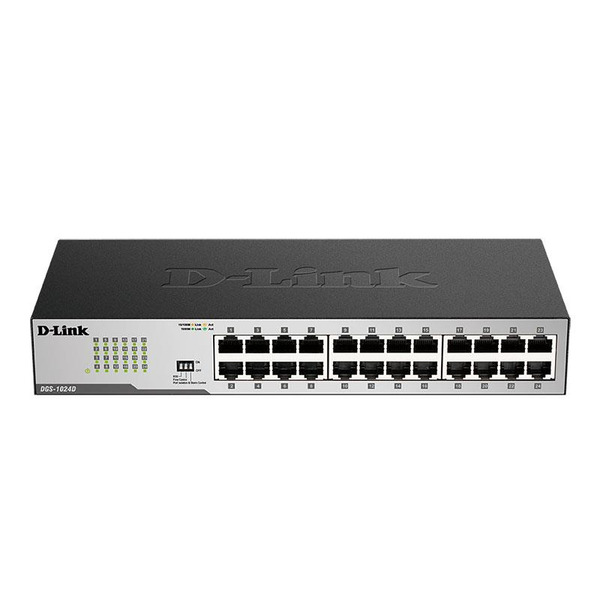 Комутатор D-Link DGS-1024D 24xGE, Некерований