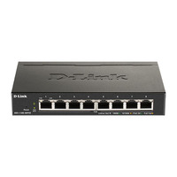 Комутатор D-Link DGS-1100-08PV2 8xGE PoE 64Вт, EasySmart