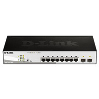 Комутатор D-Link DGS-1210-08P 8x1GE PoE, 2xSFP