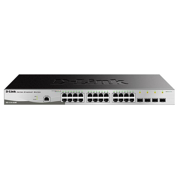 Коммутатор D-Link DGS-1210-28/ME revB 24x1G, 4xSFP, L2
