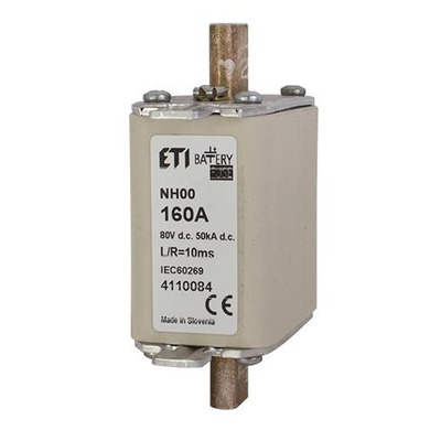 Запобіжник ETI, NH-00 Battery 160A 80V DC