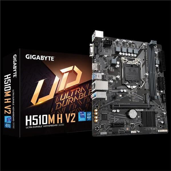 Материнська плата GIGABYTE H510M H V2 s1200 H510 2xDDR4 HHDMI D-Sub mATX