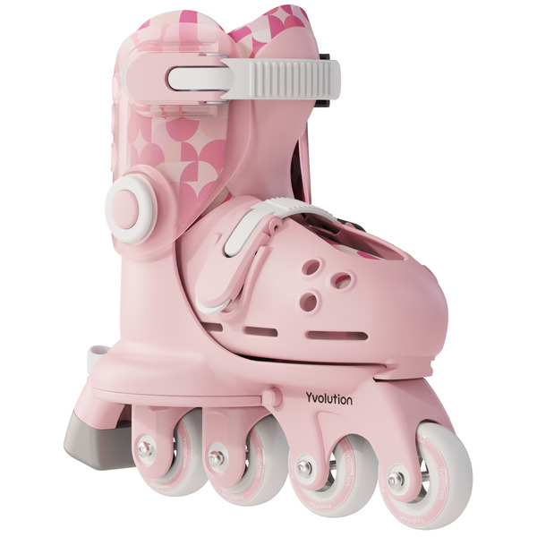 Роликовые коньки Yvolution Twista, размер 24-28, розовый