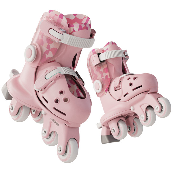 Роликовые коньки Yvolution Twista, размер 24-28, розовый
