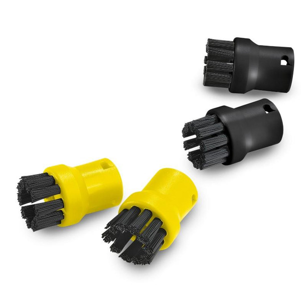 Комплект круглих щіток для пароочисника Karcher, 4 шт. в комплекті