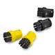 Комплект круглих щіток для пароочисника Karcher, 4 шт. в комплекті