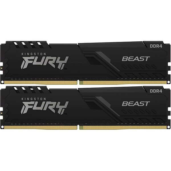 Модуль памяти DDR4 2x8GB/3200 Kingston Fury Beast Black (KF432C16BBK2/16)