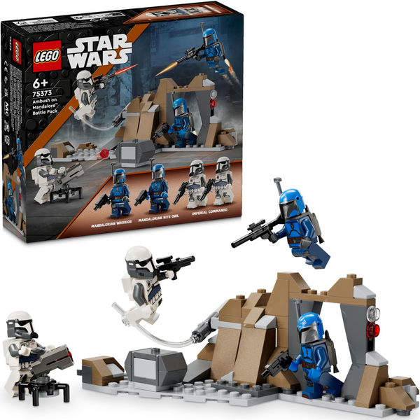 Конструктор LEGO 75373 STAR WARS Бойовий комплект «Засідка на Мандалорі»