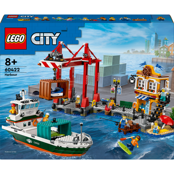 Конструктор LEGO 60422 City Морська гавань з вантажним судном