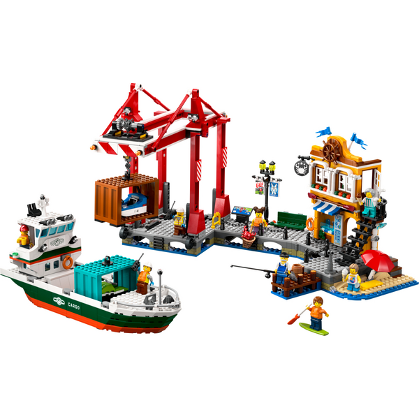 Конструктор LEGO 60422 City Морська гавань з вантажним судном