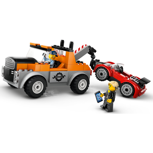 Конструктор LEGO 60435 City Евакуатор і ремонт спортивних авто