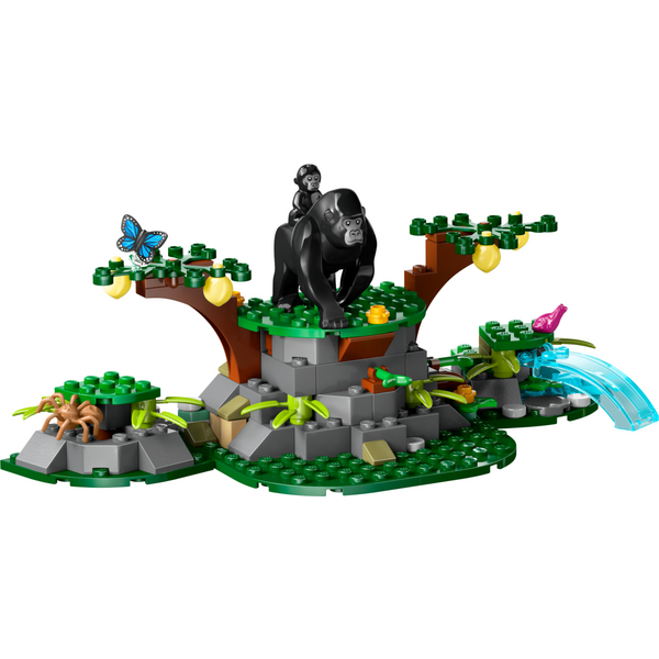 Блоковий конструктор LEGO 60437 City Вертолет в базовом лагере для исследования джунглей(60437)