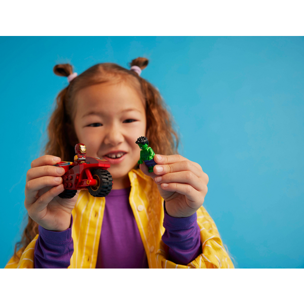 Конструктор LEGO 76287 Залізна Людина на мотоциклі й Галк