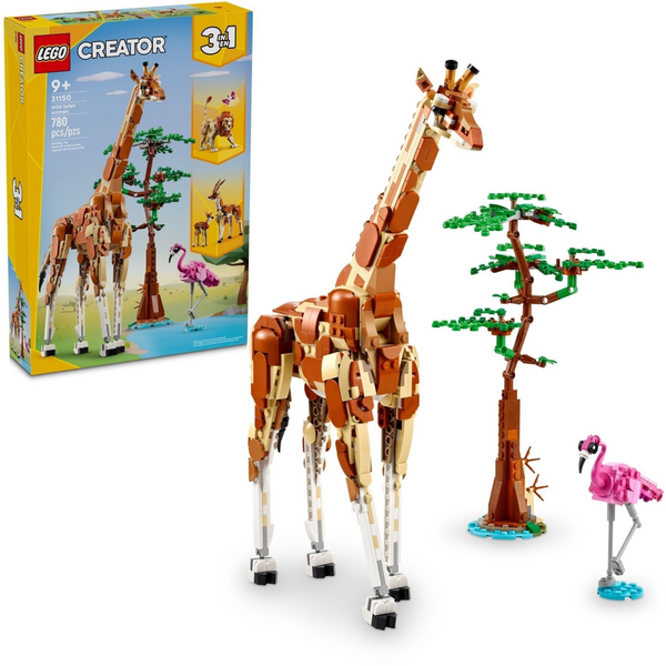 LEGO Creator Дикі тварини сафарі 780 деталей (31150)