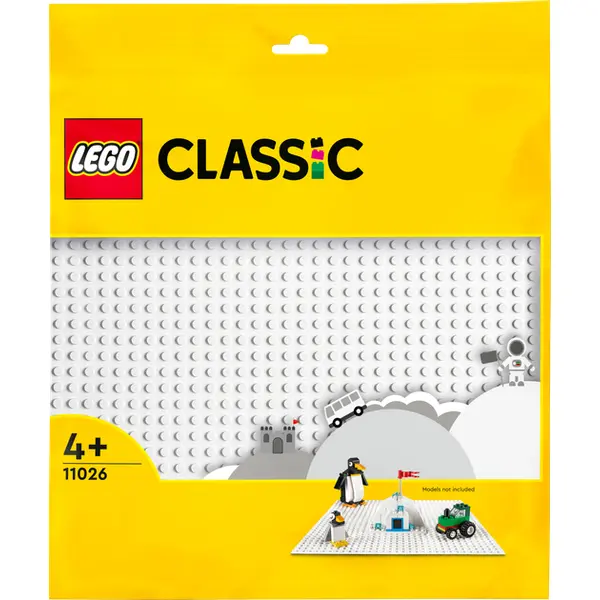 Конструктор LEGO Classic Базова пластина білого кольору 1 деталь