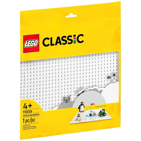 Конструктор LEGO Classic Базова пластина білого кольору 1 деталь