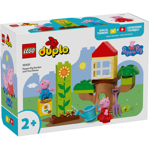 Блоковий конструктор LEGO Duplo Садок і будиночок на дереві Пеппи (10431)