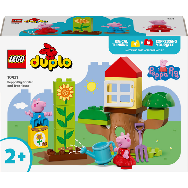 Блоковий конструктор LEGO Duplo Садок і будиночок на дереві Пеппи (10431)