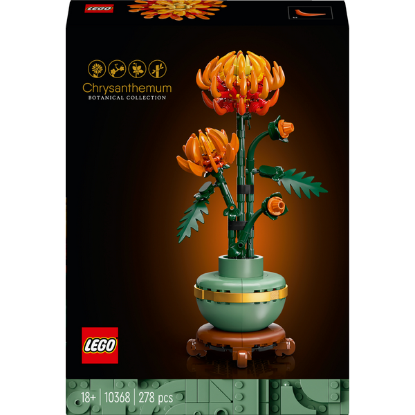 Конструктор LEGO Botanicals Хризантема 278 деталей