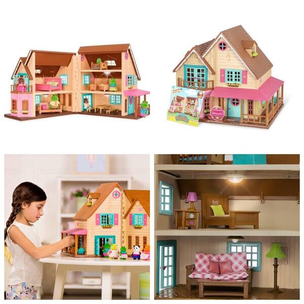 Игровой набор Li`l Woodzeez Большой коттеджный дом