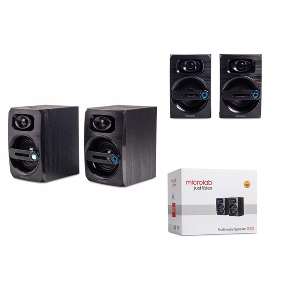 Комп'ютерні колонки MICROLAB B-23 2.0, USB, mini-jack, дерево