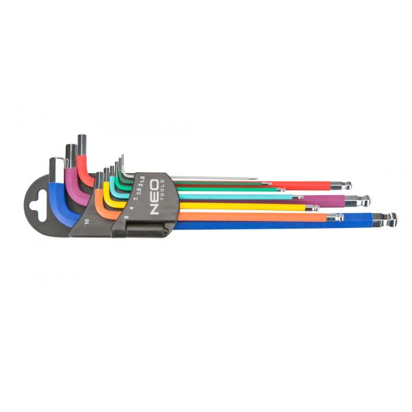 Набір ключів шестигранних Neo Tools 9шт (09-512)