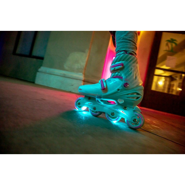 Роликовые коньки Neon Inline, размер 30-33, бирюзовый