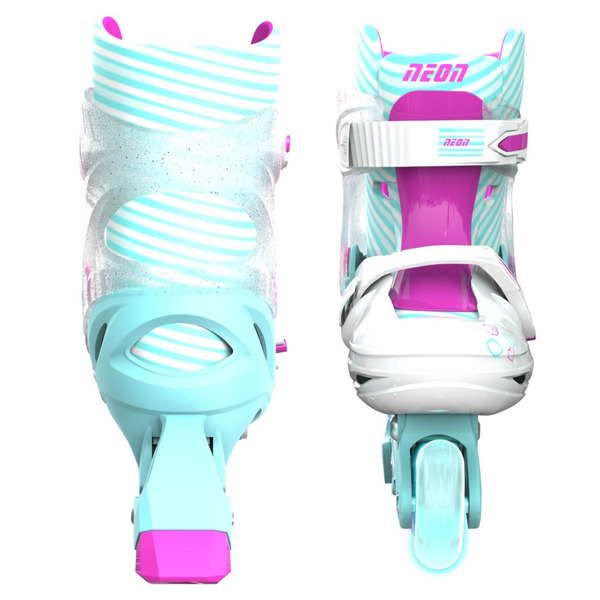 Роликовые коньки Neon Inline, размер 30-33, бирюзовый