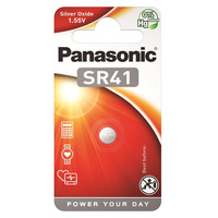 Батарейка Panasonic срібло-цинкова SR41(392, V392, D392) блістер, 1 шт.