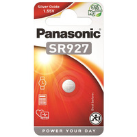 Батарейка Panasonic срібло-цинкова SR927(395, V395, D395) блістер, 1 шт.