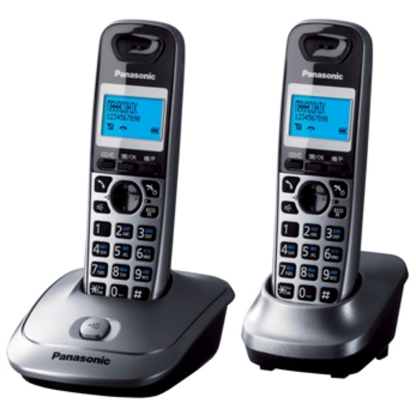 Радіотелефон DECT Panasonic KX-TG2512UAM, Metallic