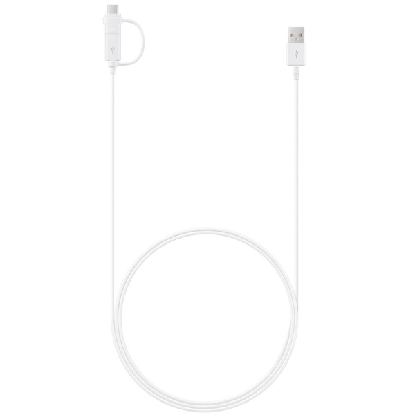 Кабель Samsung USB Type-C/microUSB - USB, (M/M), 1.5 м, White (EP-DG930DWEGRU)