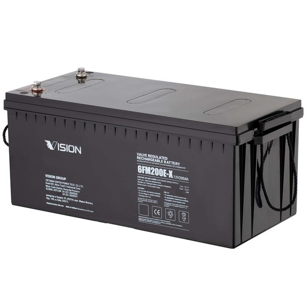 Акумуляторна батарея Vision FM, 12В, 200А 6FM200E-X