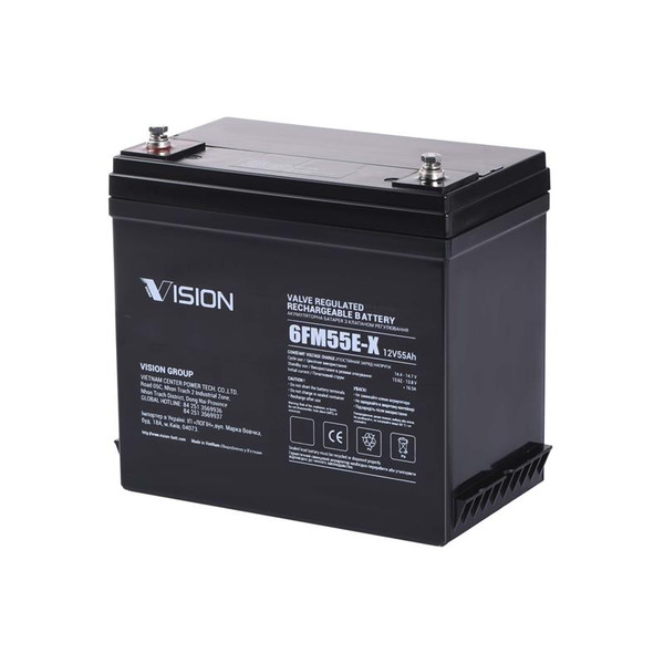 Акумуляторна батарея Vision FM, 12В, 55А 6FM55E-X