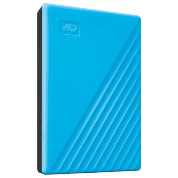 Внешний жесткий диск 2.5" USB 4.0TB WD My Passport Blue (WDBPKJ0040BBL-WESN)