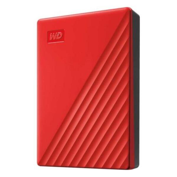 Зовнішній жорсткий диск 2.5 USB 4.0TB WD My Passport Red (WDBPKJ0040BRD-WESN)