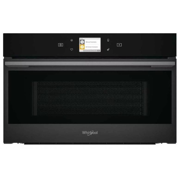 Мікрохвильова піч Whirlpool вбудована, 31л, електронне упр., 1000Вт, гриль, дисплей, конвекція, чорний