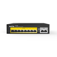 Коммутатор Netis P110C (8xFE PoE, Max PoE 100W, 2xFE uplink RJ45 ports)