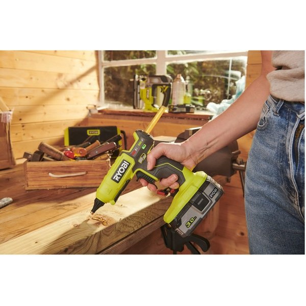 Пістолет клейовий Ryobi RGL18-0 акумуляторний ONE+18В (без АКБ та ЗУ) (5133005002)
