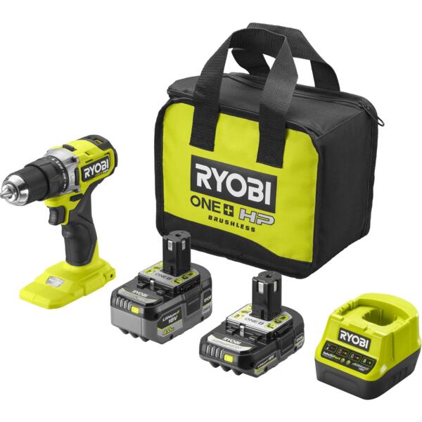 Шурупокрут-дриль акумуляторний Ryobi ONE+HP RPD18C-242S 18В 1х2А·ч (5133004983)