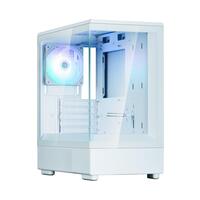 Корпус Zalman P10 без БП, 1xUSB3.0, 1xUSBType-C, 1x120мм ARGB, VGA 384мм, LCS ready, TG Side Panel, mATX, білий
