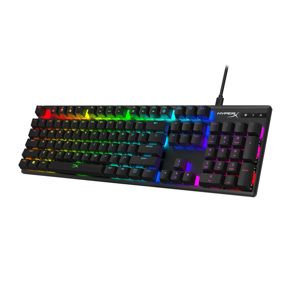 Клавіатура HyperX Alloy Origins Aqua RGB PBT ENG/RU Black (639N5AA)