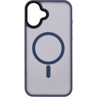 Чехол 2Е Basic для  iPhone 16 Plus, Soft Touch MagSafe Cover, синий светлый
