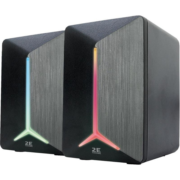 Компьютерные колонки 2E GAMING Speakers SG300 2.0 RGB 3.5mm Black (2E-SG300B)