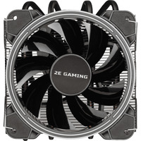 Процессорный кулер 2E GAMING Air Cool AC120T4-ARGB, LGA1700, 1200, 115x, 1366, AM5, AM4, AM3, AM3+, 4pin PWM, 3pin +5VARGB, TDP 130W
