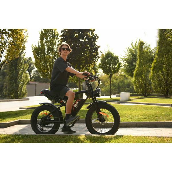 Електровелосипед 2E EB11 20", Червоно-Чорний