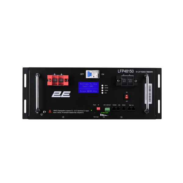 Акумуляторна батарея 2E LFP48150 48V/150Ah 19 LCD 16S (2E-LFP48150-LCD)