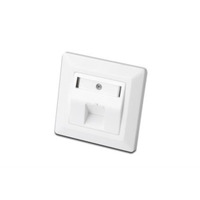 Настінна розетка 2E CАТ 5e FTP, 1xRJ45, 8P8C, для прихованої проводки