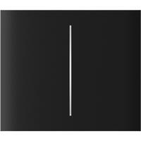 Кнопка центральна для вертикального двоклавішного вимикача Ajax CenterButton Vertical 2-gang for LightSwitch, Jeweler,бездротовий, чорний