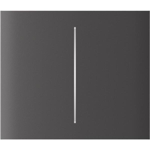 Кнопка центральная для двухклавишного вертикального выключателя Ajax CenterButton Vertical 2-gang for LightSwitch, Jeweler, беспроводной, grey